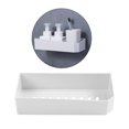 thumbnail image 1 of Estante de de baño de plástico Succión montada en pared Sin perforación Accesorios a prueba de herrumbre Estante de almacenamiento de p Baoblaze Estante de baño, 1 of 8