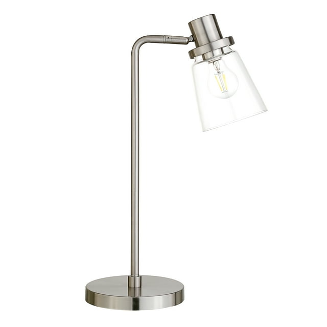 Evelyn&Zoe Contemporary Table Lamp with Glass Shade