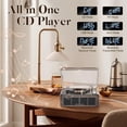 thumbnail image 4 of Reproductor de CD Gueray HiFi estéreo con altavoces Bluetooth USB FM, 4 of 8