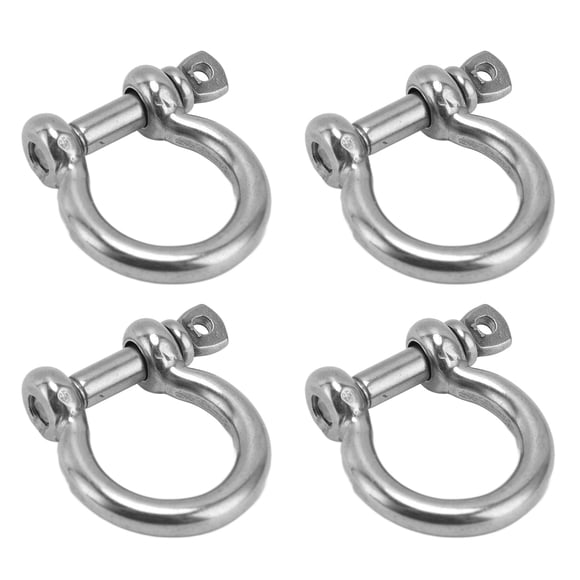 Abrazadera de carga Jadeshay Grillete de anclaje con pasador de tornillo acero inoxidable 304 4 piezas
