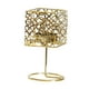 thumbnail image 2 of Candelabro para luz de té, candelabro europeo, candelabro para centros de mesa, decoración de oficina y vacaciones, regalo Oro, 2 of 9
