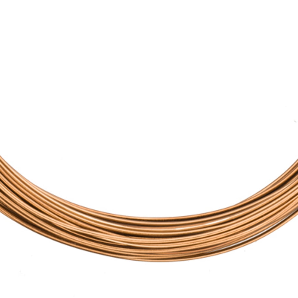 Aluminum Beading Wire, Anodized Brown 18 Gauge 48foot coil jewelry