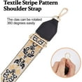thumbnail image 3 of 1 Piece Bag Strap Replacement Light Khaki Straps with Alloy Swivel Clasp 91-149cm Adjustable Polyester Shoulder Strap Bohemian Bag Straps, 3 of 7