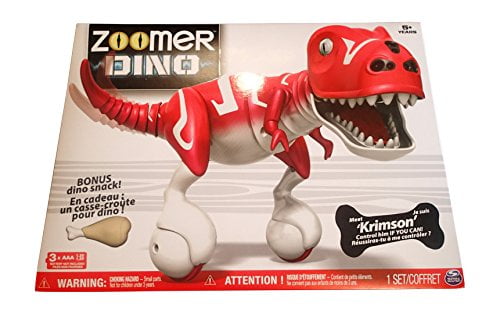 NEW Zoomer Spin Master Krimson Red Zoomer Dino 