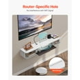 thumbnail image 3 of VEVOR Floating TV Stand 47 in Entertainment Center Power with Cable Hole White, 3 of 9