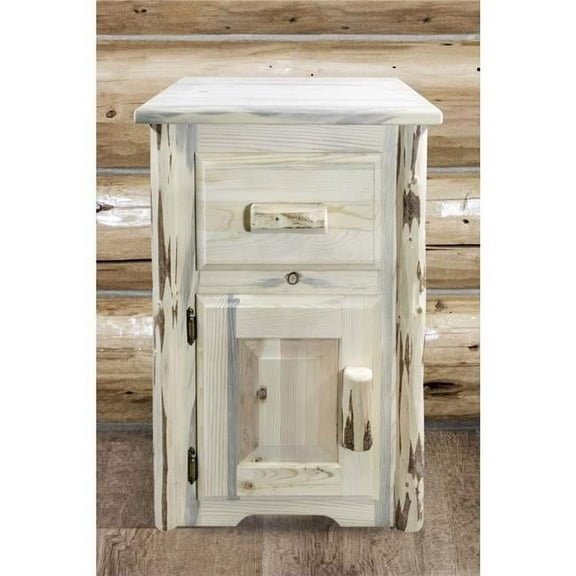 Montana Entry Table with Drawer & Door Left Hinged, Ready Finish