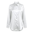 thumbnail image 4 of Womens Tops Dressy Casual, Duoif Dress Shirt, Collared Formal Shirts for Women White S, 4 of 5