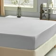 thumbnail image 2 of Light Gray Mattress Protector Waterproof Bed Cover Full Size Mattress Pad Cover 12'' Deep Pocket Fitted Sheet, 2 of 7