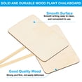 thumbnail image 3 of Uxcell Wood Plant Chalkboard, 6.7"x3.1" Gardening Plant Tags, Wood Color 20Pcs (Rectangle Shape), 3 of 5