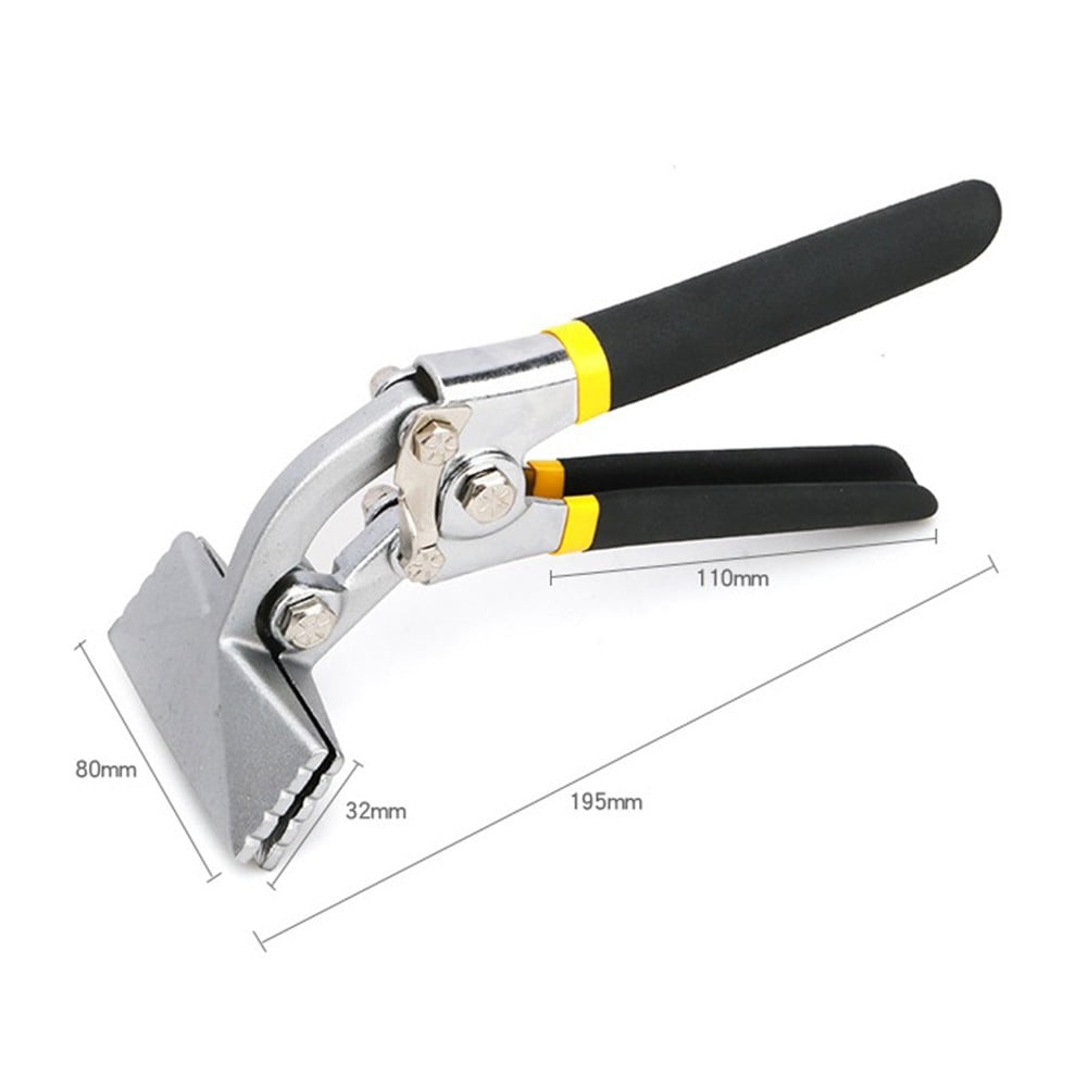 Sheet Metal Bending Pliers 80Mm/Elbow 80Mm/150Mm Straight Handle Hand Seamer Crimping Folding Tool Multifunctional B Smile Home