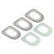 thumbnail image 1 of Almohadilla para cubrir el asiento del inodoro Unique Bargains 5uds. Elástico Lavable verde calabaza gris beige, 1 of 5
