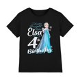 thumbnail image 1 of Frozen Boys/Girls Bright Like Elsa 4th Birthday T-Shirt, 1 of 3