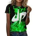 thumbnail image 5 of Dude Perfect T-Shirts for Women, Fasion Oversize Short Sleeve Shirts, Casual 3D Print Tee, S-6XL, 5 of 9
