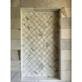 thumbnail image 3 of Serena 10 x 11 in. Polished White Gray Marble Mosaic Arabesque Wall and Floor Tile (3.75 sq ft/case) - 5 Pack, 3 of 3