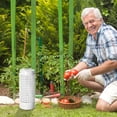 thumbnail image 6 of Bxaolu 3 Packs Inground Composter, Outdoor Farm Compost Bin with Lid for Raised Garden Beds, Reducing Food Waste Composting Systems - White, 6 of 9
