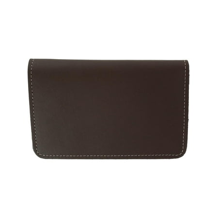 Top Stub Checkbook Cover - Leather Top Stub Checkbook Cover