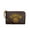 Brown, variant on Women's Small Corner Zip Wristlet in Signature Canvas (Tan / Brown)