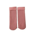 thumbnail image 2 of AYYUFE 1 Pairs Mid-Tube Ribbed Unisex Socks Winter Solid Color Thickened Fleece Lining Socks Daily Wear, 2 of 8