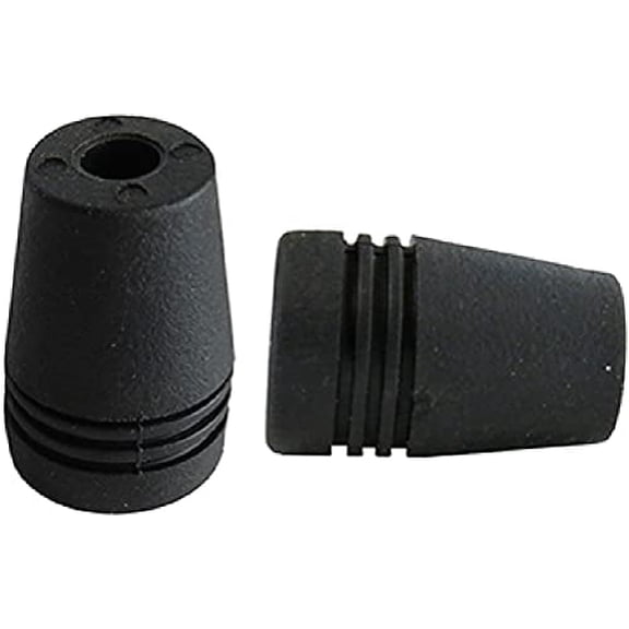 Q2i String Tamer Replacement Stoppers – 2-Pack Durable Rubber Cord Locks with Tri-Fusion Tech for 3/8" Rods