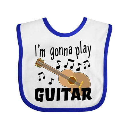 

Inktastic I m Gonna Play Guitar- Music Gift Baby Boy or Baby Girl Bib