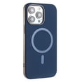 thumbnail image 5 of Allytechgroup iPhone 13 Pro Case with Magnetic Ring, Compatible with Magsafe Slim Back Cover Flannel Inner Lining Shockproof Protective Phone Case for Apple iPhone 13 Pro, Darkblue, 5 of 6