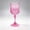 Pink, variant on Seyotauo Diamond Patterned Stemmed Wine Glasses, Plastic Red Wine Glasses, Reusable Unbreakable Champagne Cups for Party Wedding Dining, Elegant High Footed Stemware for Entertaining