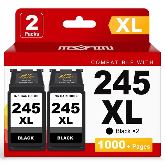 MEGAIN 245XL 246XL Ink Cartridge Replacement for Canon 245 246 XL PG245 CL246 for Canon PIXMA MG2525 MG3022 MX490 TS202 TS3322 TR4520 TS302 TR4527 Ca