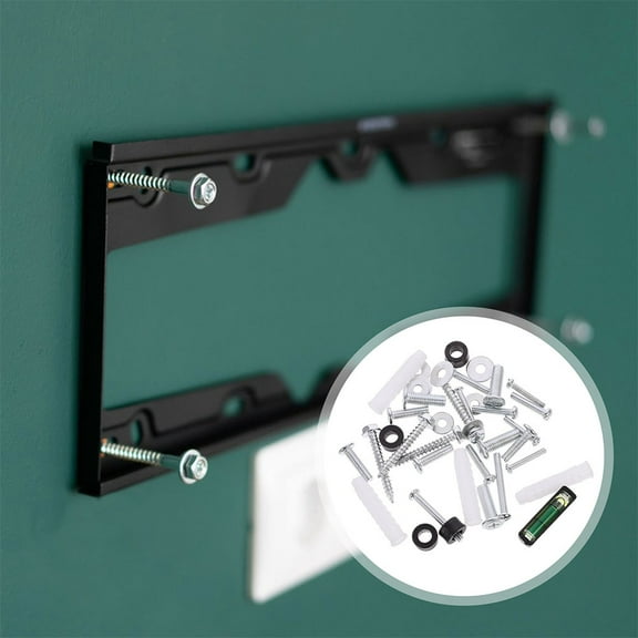 TABLZONE 1 Set of Mounting Hardware Iron Solution for TV Wall Stand