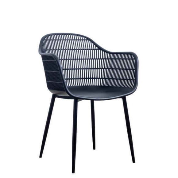 Silla Ocasional Marel Negra Terzetto | Silla Moderna para Sala, Comedor u Oficina