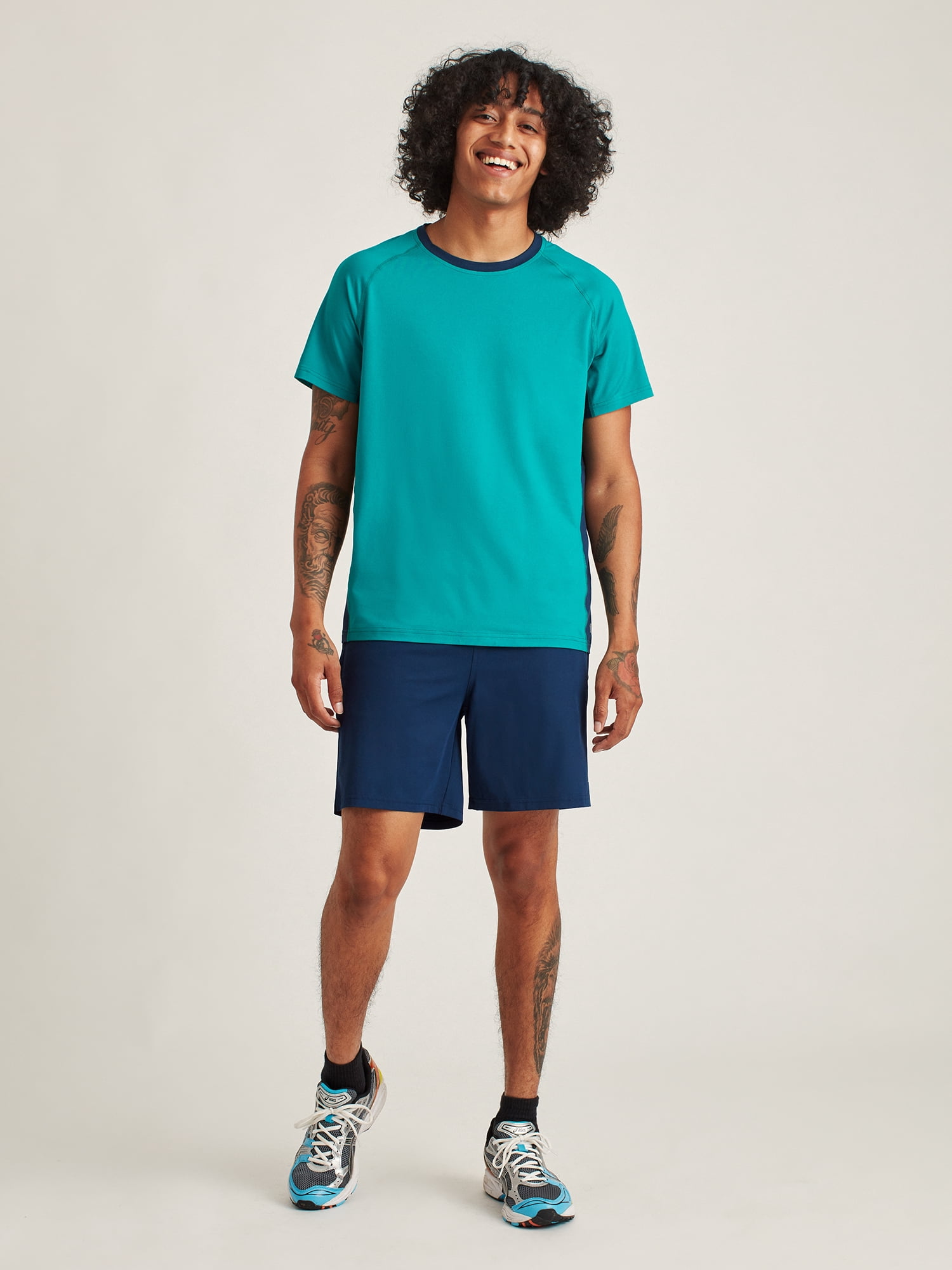 Bonobos Fielder Men's and Big Men's Short Sleeve Performance Tee, up to 3XL