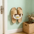 thumbnail image 4 of Estante adhesivo de pared para sandalias | Soporte para zapatos sin taladro | Organizador autoadhesivo para baño, 4 of 6