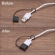 thumbnail image 5 of 35 piezas Cubierta de puerto USB Anti Polvo PC Tapas protectoras para puertos USB Tipo-A hembra, Negro transparente, 5 of 5
