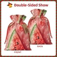 thumbnail image 2 of Naloa Refreshing Watermelon Slices Drawstring Christmas Bags, 3D Xmas Gift Bags, Christmas Wrapping Bags, Xmas Goodie Bags, Treat Pouch Bags, Party Favor Bags-, 2 of 9