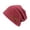 Red, variant on Newway Winter Knitted Beanie Hats for Men Women -Warm, Soft & Stretchy Daily Ribbed Lightweight Slouchy Beanie
