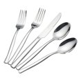 thumbnail image 1 of Qskely 60-Piece Stainless Steel Flatware Cutlery, Service for 12, 1 of 4