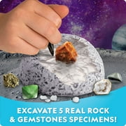 National Geographic Outer Space Dig Kit – Excavate 5 Real Rock & Gemstone Specimens