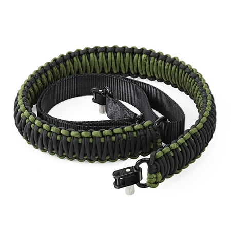 Gonex Gun Sling 550 Paracord Rifle Sling Adjustable with Swivel, Tactical Gun Sling for Hunting Camping