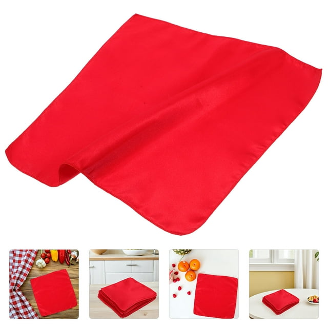 CTIRCHIU 50Pcs Summer Scalloped Napkins For Parties Washable Cloth Napkins For Women