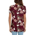 thumbnail image 6 of ANYJOIN Womens Summer Tunics Tops Short Sleeve Casual T-Shirts V Neck Lightweight Cute Blouse, 6 of 6