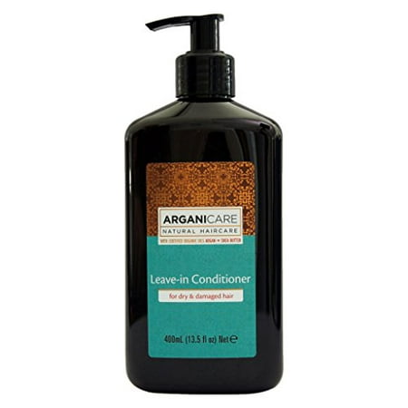 Arganicare Leave in Conditioner for Dry & Damaged Hair Enriched with Organic Argan Oil. 13.5 fl.