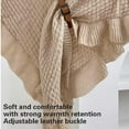 thumbnail image 4 of Open Front Shawl Ponchos Wrap for Women Knit Multicolor Sweater Wrap, 4 of 21