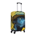 thumbnail image 3 of Daiia Stylish Yellow Dog Luggage Cover, Thickened Washable Travel Luggage Covers, Elastic Unique Baggage Covers for 18-20 inch Luggage-Large, 3 of 9