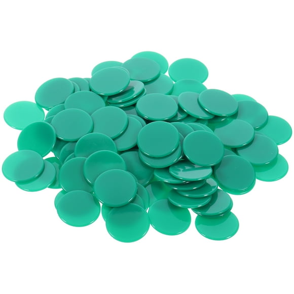 100 Pcs Jetons de Bingo Marqueurs de Bingo Jetons de Comptage Jetons de Poker Jeu de Fête Jetons de Comptage