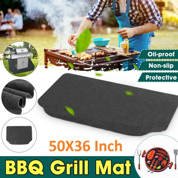 Under Grill Gear Flame Retardant Mats,Barbecue Grilling for Gas