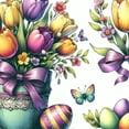 thumbnail image 6 of PIKWEEK Easter Gnome Decorative Spring Easter Farmhouse Decor Tablecloth White, 6 of 8