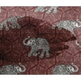 thumbnail image 4 of oneOone Viscose Chiffon Fabric Elephant Block Decor Fabric Printed BTY 42 Inch Wide, 4 of 4