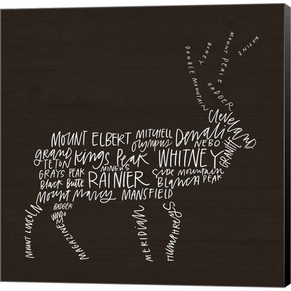 Great Art Now Elk Lodge by Valerie Wieners, Canvas Wall Art, 12W x 12H