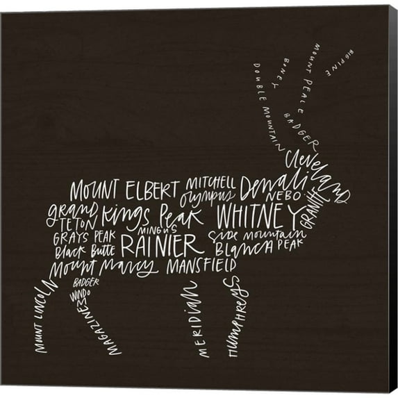 Great Art Now Elk Lodge by Valerie Wieners, Canvas Wall Art, 12W x 12H
