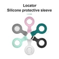 thumbnail image 4 of [4 Pack] Soft Silicone Case Compatible With Apple Airtag 221,for Airtags Holder Keychain Accessories - Snngv, 4 of 5