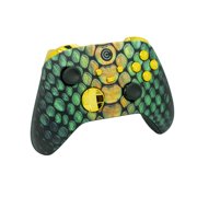 Custom Controllerzz Designer Series Custom Wireless Controller for PC, Windows, Series X/S & One - Multiple Designs Available (Viper Grid & Gold Chrome Inserts)